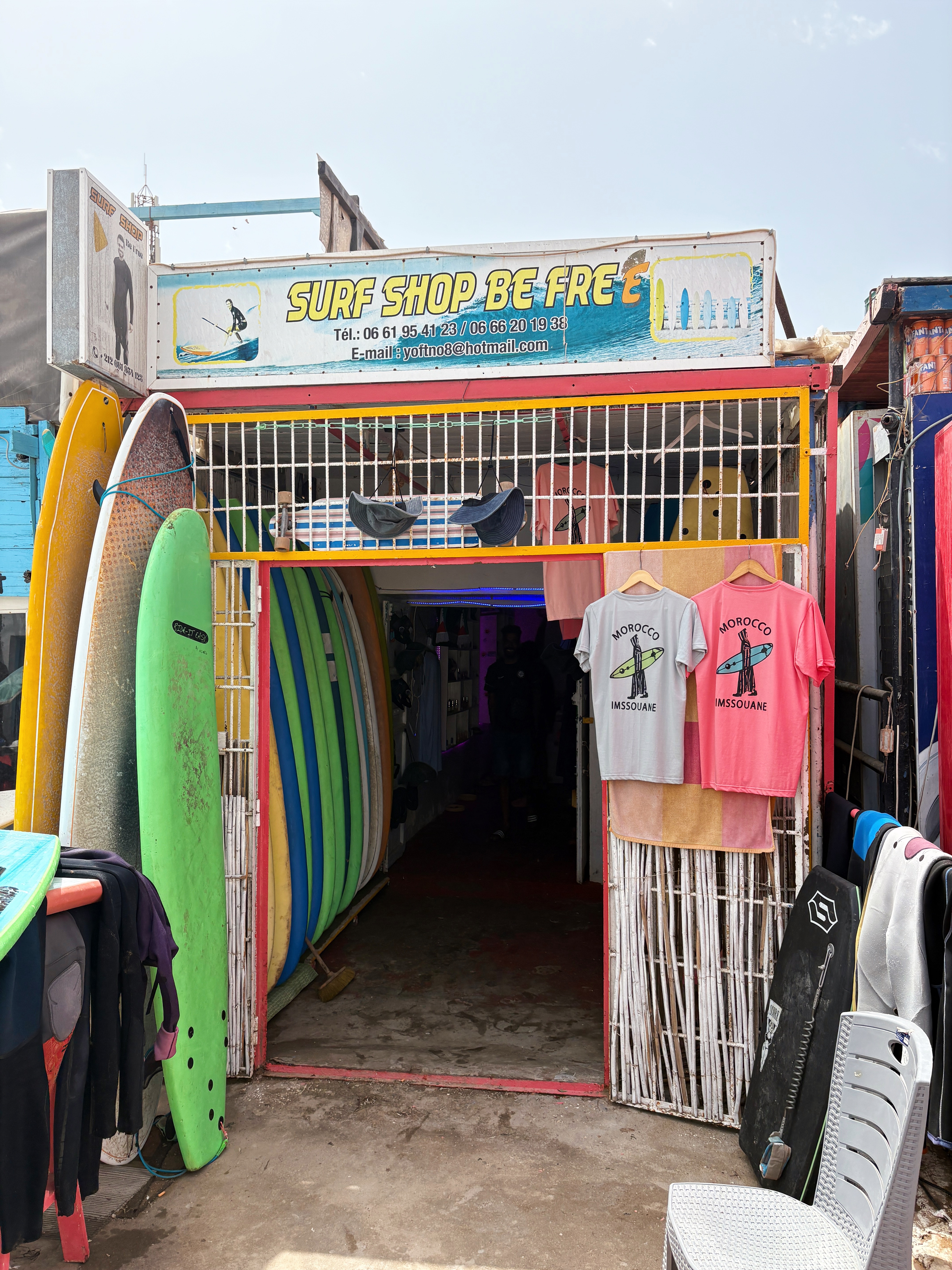 Surfing in Imsouane