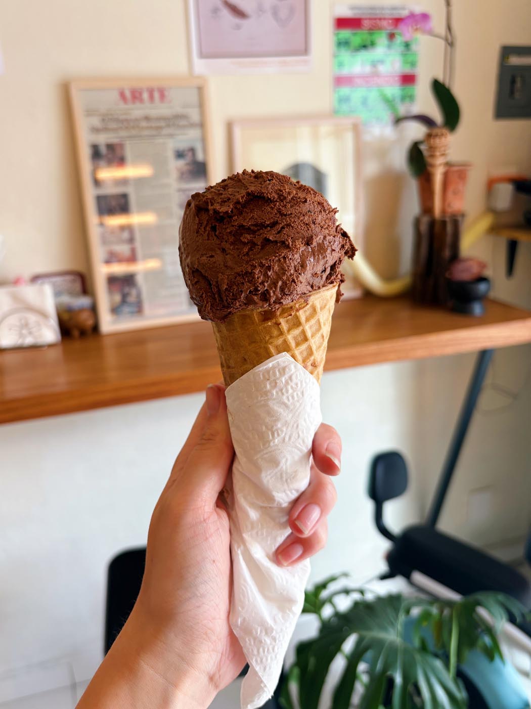 Ice cream at Rito Chocolatería in Oaxaca