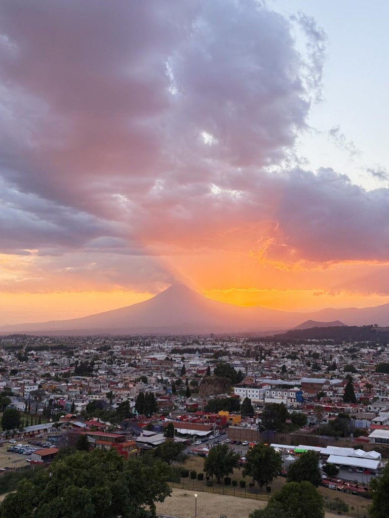 Sunset in Cholula